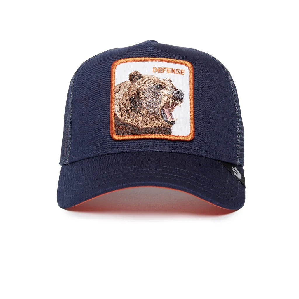 Goorin Bros - Animal Trucker Cap - Bear Fan - Defence - Navy