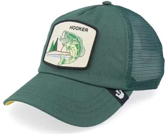 Goorin Bros - Animal Trucker Cap - Hooker - Big Mouth Trout - Green & Gold