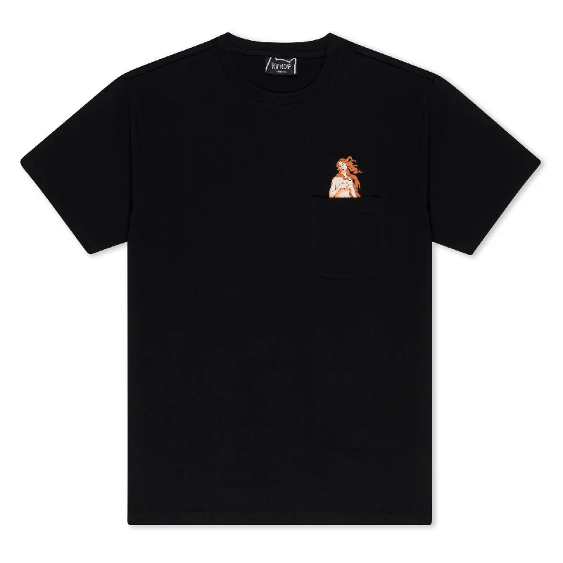 Artemis Pocket Tee (Black) 7.5oz