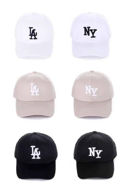 City Logo Embroidered Baseball Cap