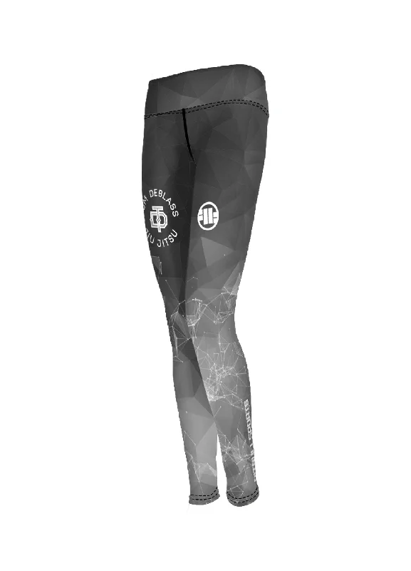 TOM DEBLASS POLYGON Black Compression Pants