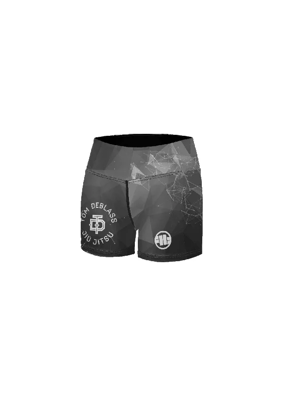 TOM DEBLASS POLYGON Black Compression Shorts