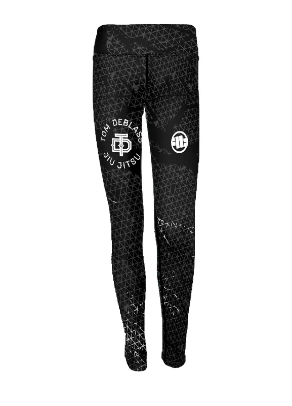 TOM DEBLASS TRIANGLE Black Compression Pants