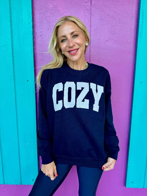 Cozy Navy Sweatshirt