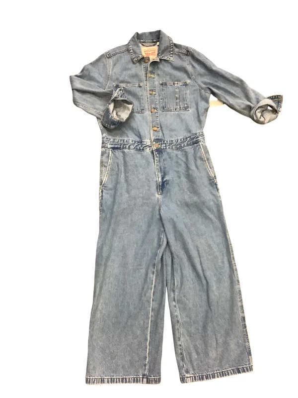 Jumpsuit By Levis In Blue Denim, Size: M