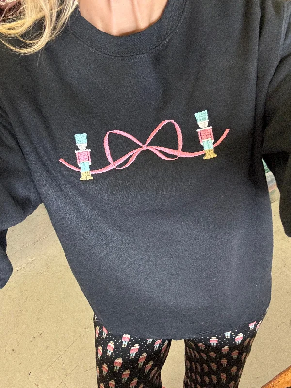 Nutcracker Bow Sweatshirt