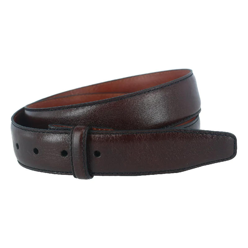 35mm Pebble Grain Leather Harness Belt Strap