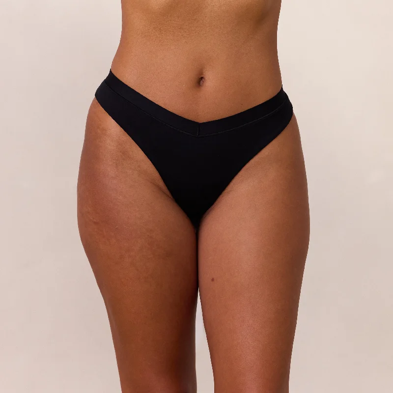 Everyday Comfort Brazilian Briefs - Black