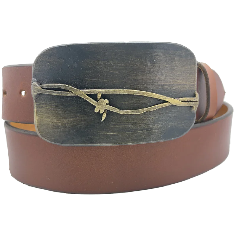 Meridian Farm Forged Barbwire One Piece Buckle 1.5