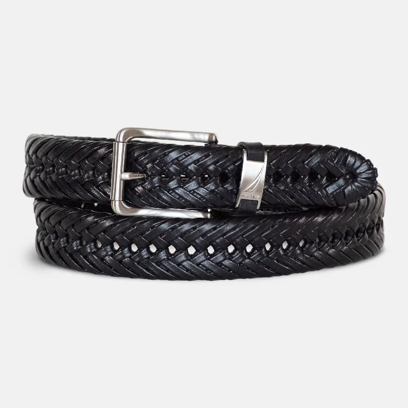 Nautica Mens Braided Belt