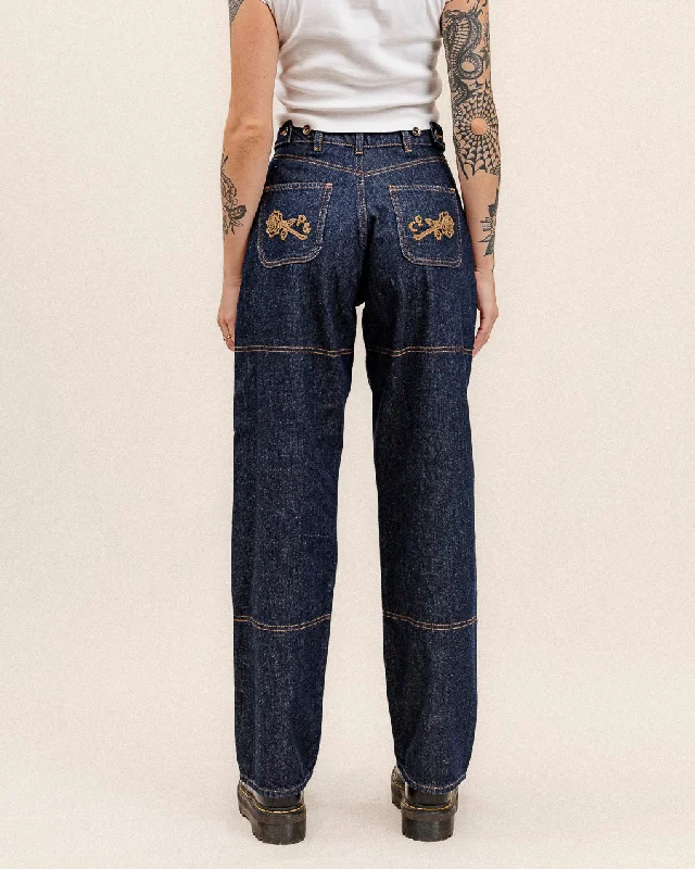 Rosa High Waisted Jean - Indigo Denim