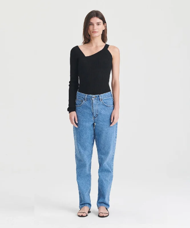 Wool Cashmere Asymmetrical Top