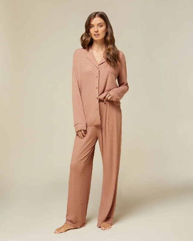 Pull On Wide Leg Pajama Pant