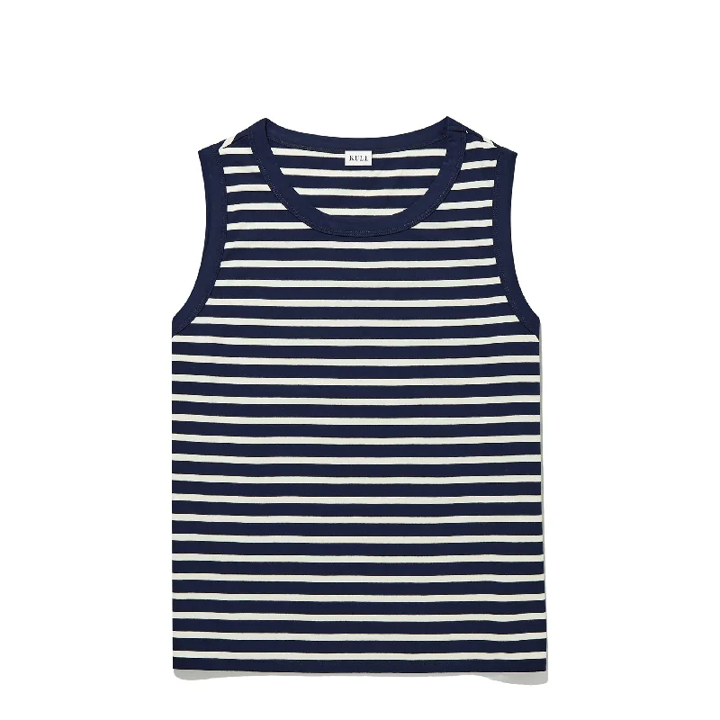 The Tank - Navy/Cream