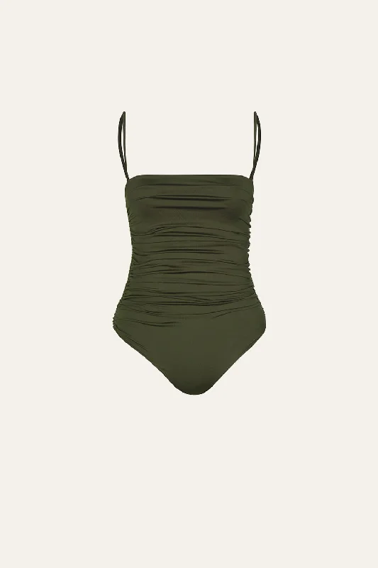 Whispering Tides Onepiece in Military