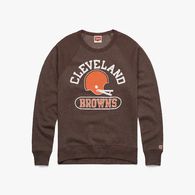 Cleveland Browns Throwback Helmet Crewneck