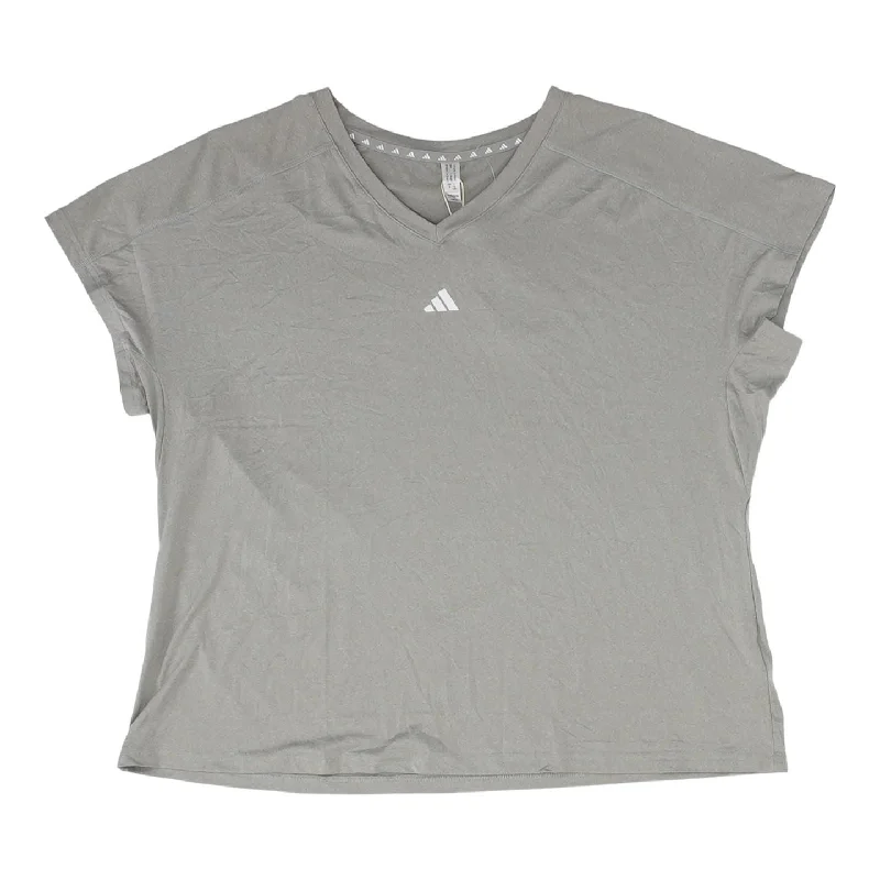 Gray Solid Active T-Shirt