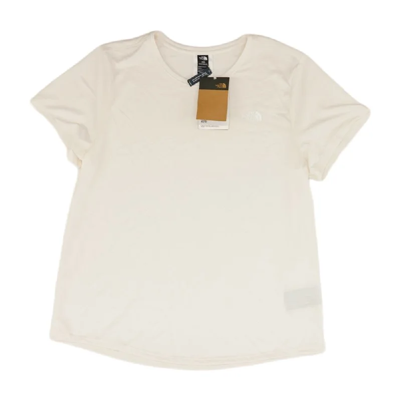 Ivory Solid Active T-Shirt