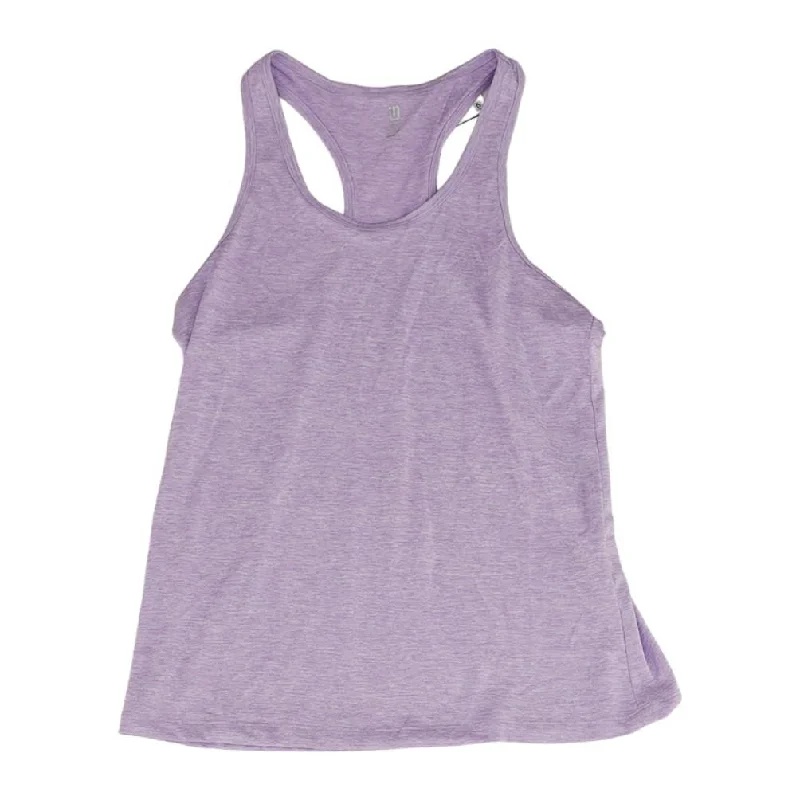 Purple Solid Active Tank