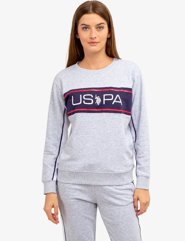 USPA PULLOVER WITH PIPING