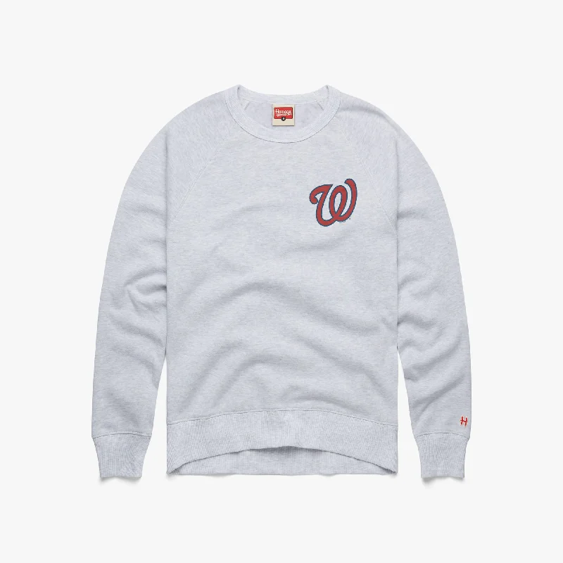 Washington Nationals Jersey Logo Crewneck