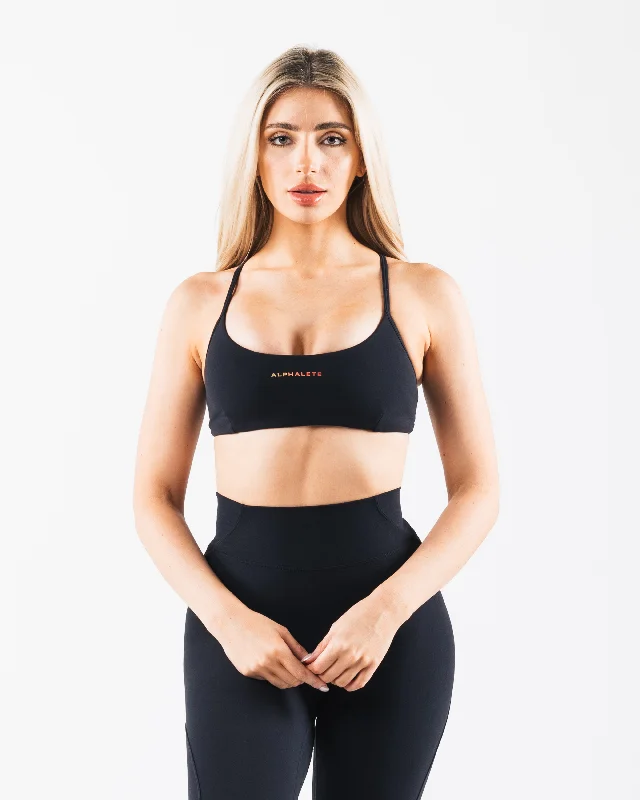 Aura 3 Strap Bra - Blackfire